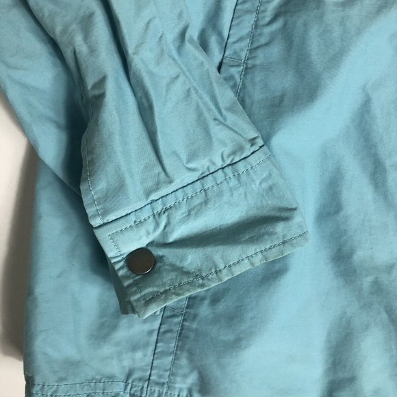 Youth Girls Teal COLUMBIA Full Zip Lightweight Windbreaker Jacket‎ Size L E32 - Picture 6 of 6